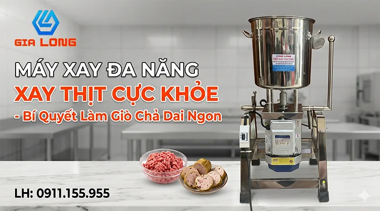Máy Xay Đa Năng Xay Thịt Cực Khỏe - Bí Quyết Làm Giò Chả Dai Ngon