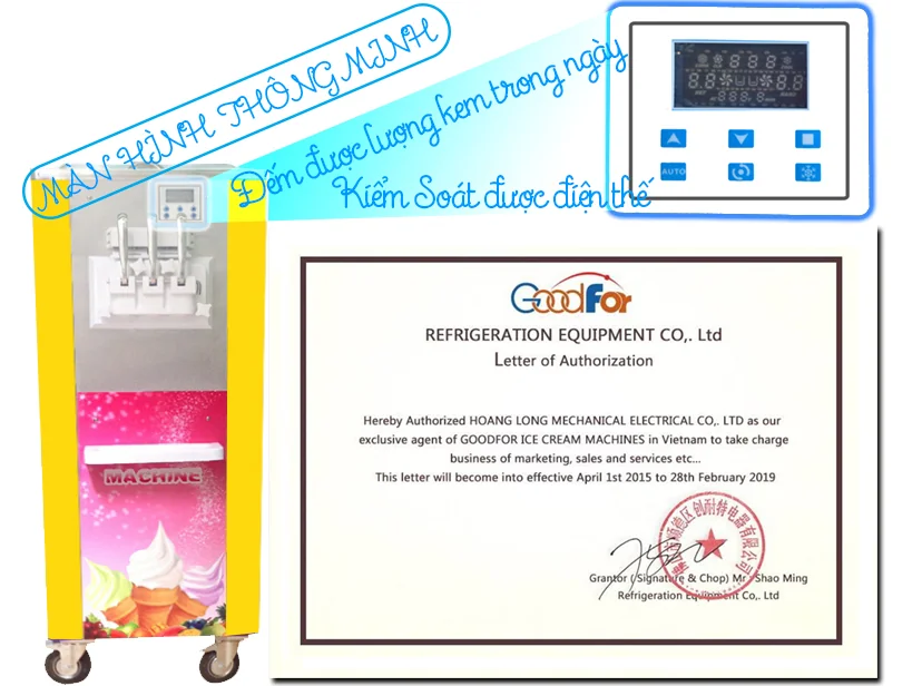 may lam kem chinh hang Goodfor